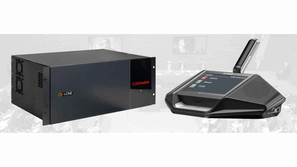 BOSCH and tvONE products side by side