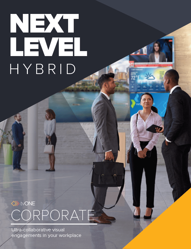 Next Level Hybrid for Corporate: Ultra-collaborative visual engagements in your workplace.