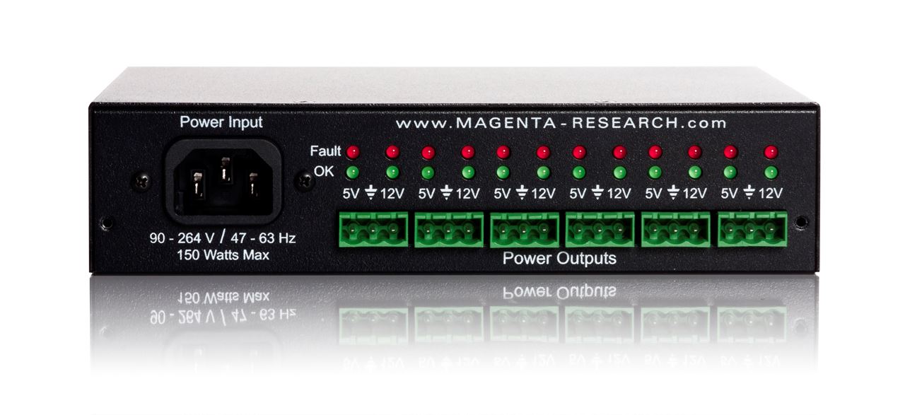 Mini Dense Pack 5/12 Volt Rackmount PSU