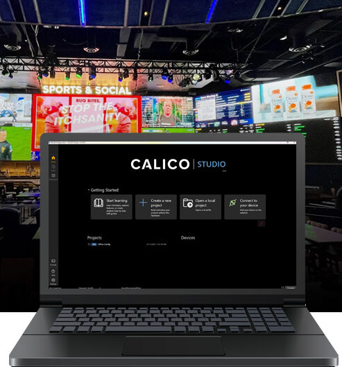CALICO Studio on a laptop