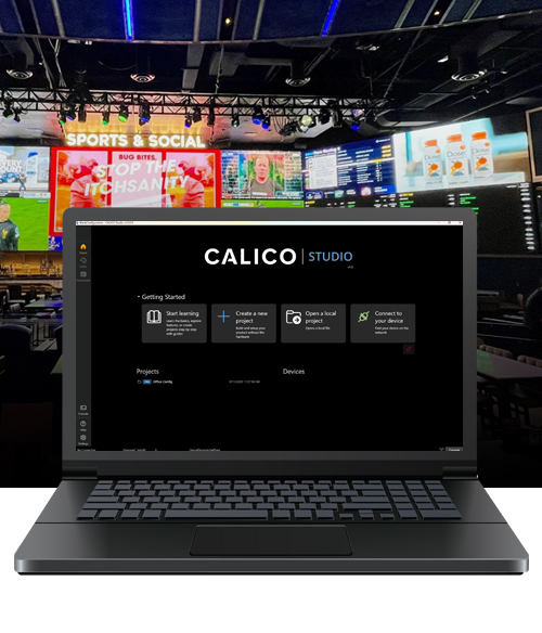 노트북에서 CALICO Studio 사용